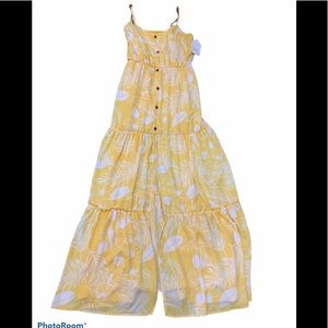 NWT Altar’d State Yellow Floral Maxi Dress
